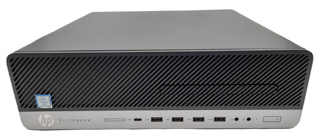 HP EliteDesk 800 G5 SFF PC, Core i7 8th Gen, 8GB RAM, 256GB SSD, Windows 11