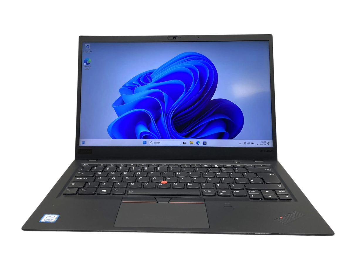 Lenovo ThinkPad X1 Carbon 6th Gen, 14" i5 8th Gen, 8GB RAM, 256GB SSD, Win11
