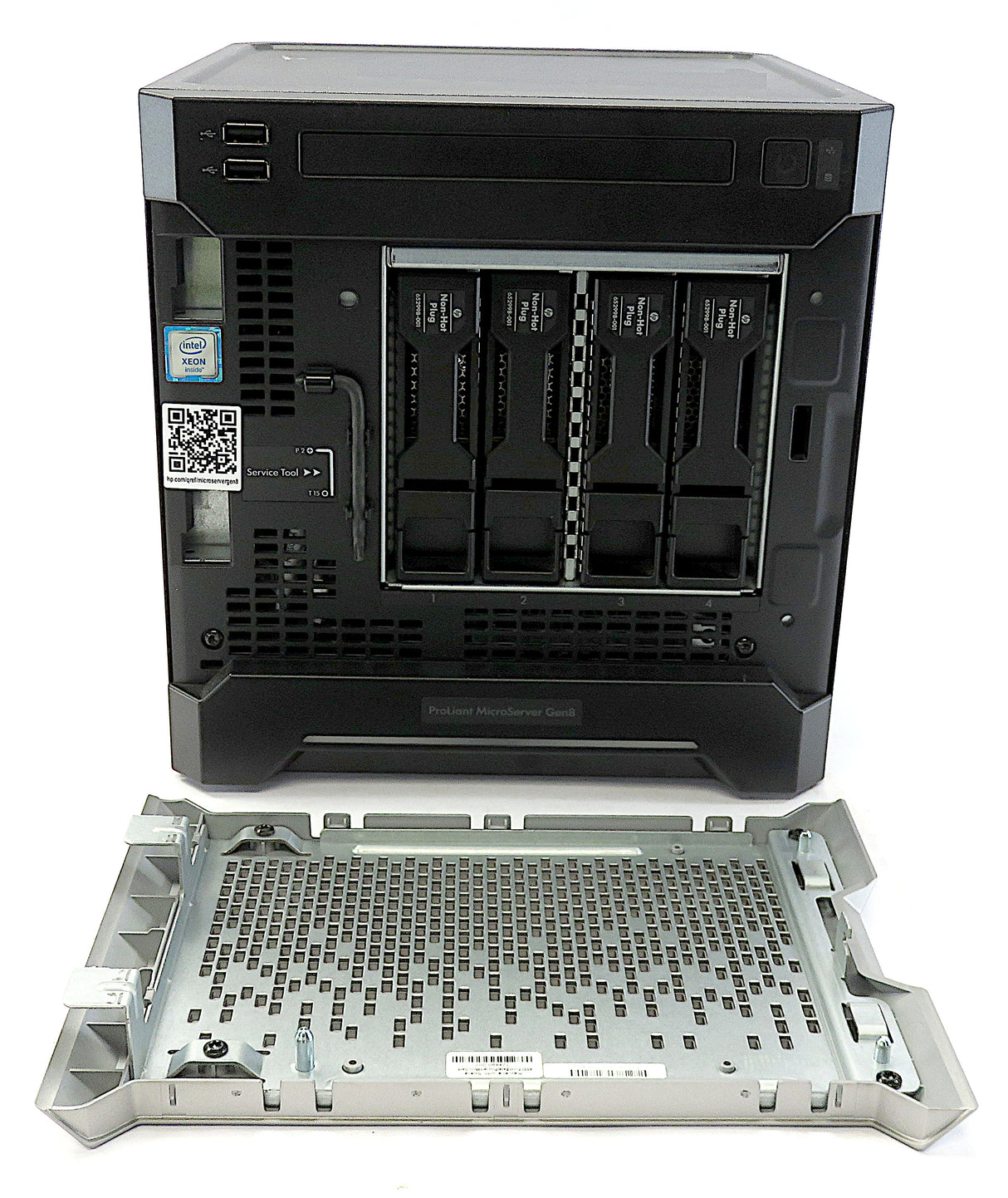HP ProLiant Microserver Gen8: Xeon E3-1220Lv2 CPU, 16GB ECC RAM, 4x Trays+Screws