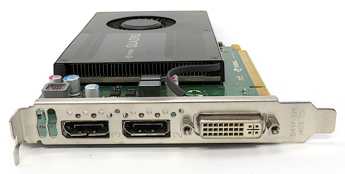 Carte graphique de station de travail Dell XFDRD Nvidia Quadro K2200 4 Go GDDR5 2xDP 1xDVI-I