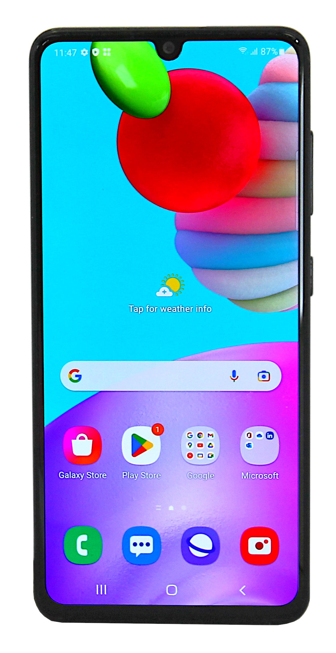 Smartphone Samsung Galaxy A41, 64 Go, débloqué tout opérateur, Noir, SM-A415F