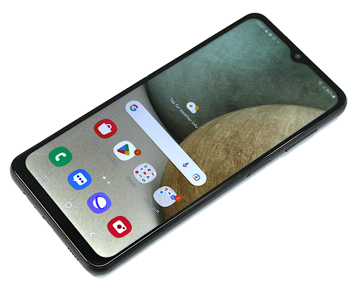 Samsung Galaxy A12 Nacho Smartphone, 64GB, Network Unlocked, Black, SM-A127F