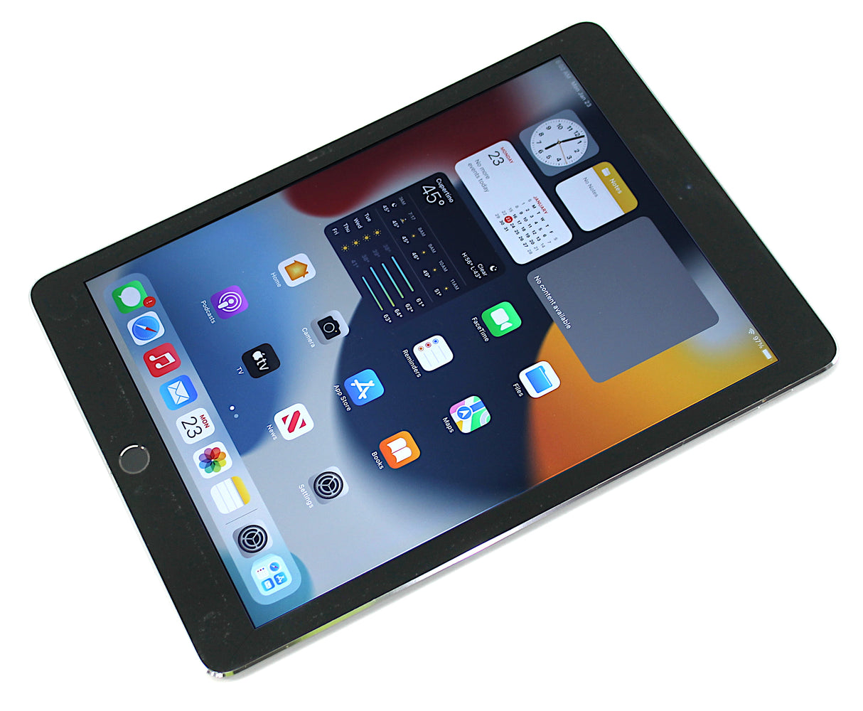 Apple iPad Air 2 Tablet, 16GB, Wi-Fi, Space Grey, A1566