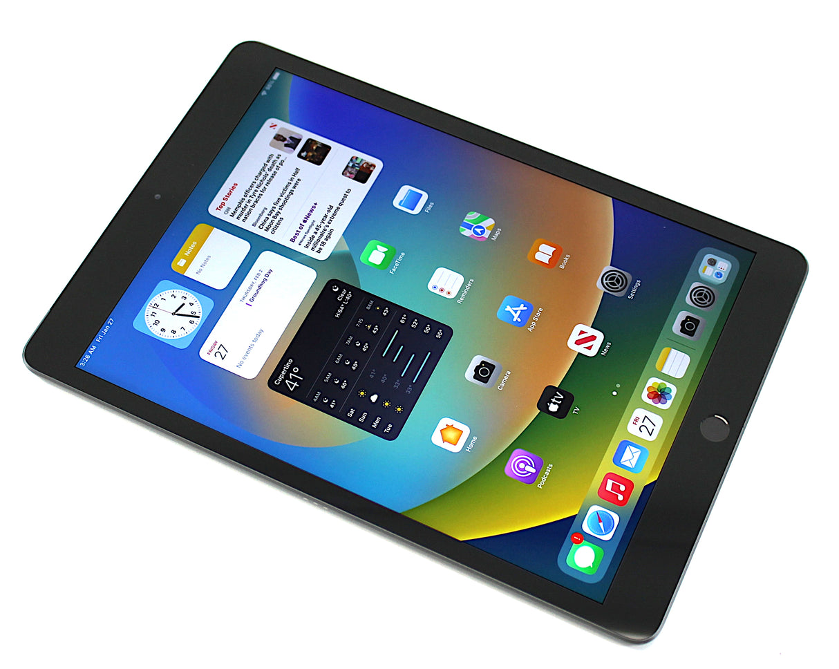 Apple iPad 7th Generation Tablet, 32GB, WiFi + Cellular, Unlocked, Space Grey, A2198