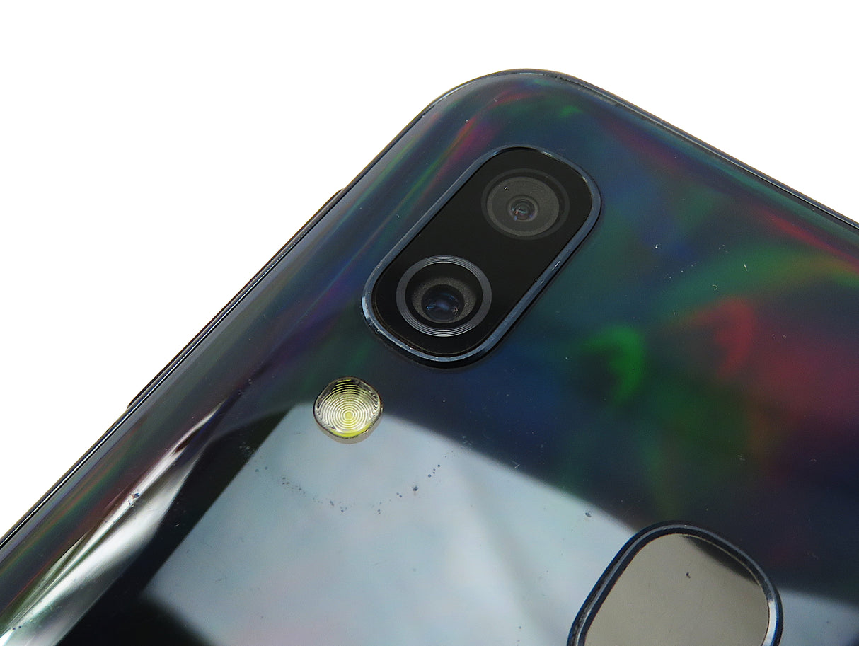 Smartphone Samsung Galaxy A40, 32 Go, débloqué tout opérateur, noir, SM-A405FN