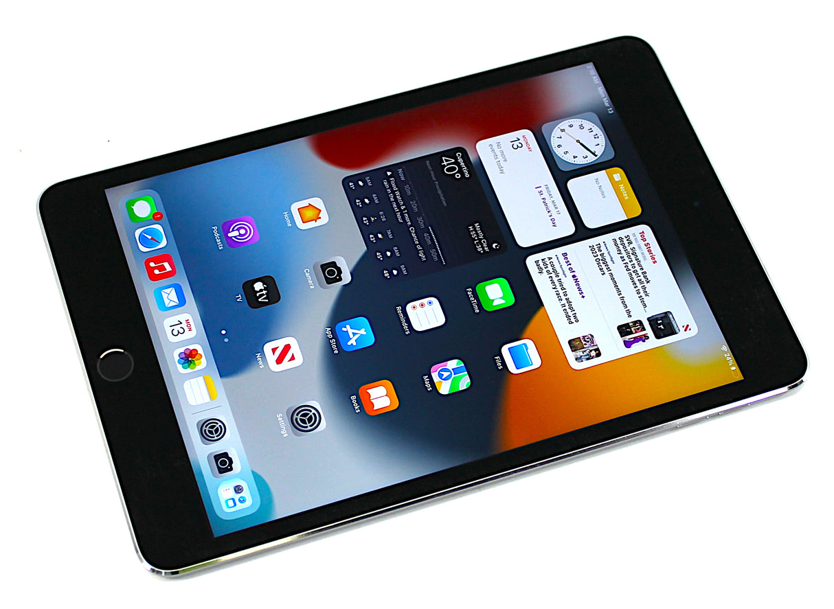 Apple iPad Mini 4 Tablet, 128GB, WiFi, Space Grey, A1538