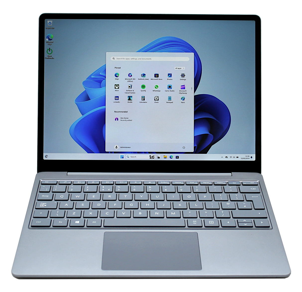 Microsoft Surface Laptop Go, 12" i5 10th Gen, 8GB RAM, 256GB SSD, Windows 11