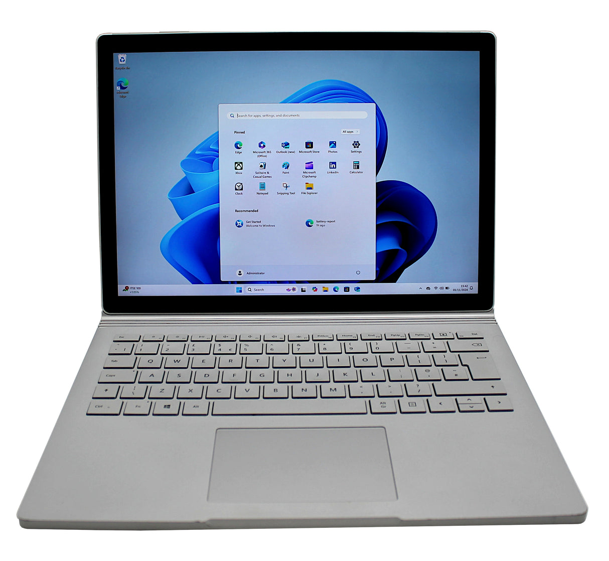 Surface Book 2 Laptop, 13.5" i7 8th Gen, 8GB RAM, 256GB SSD, NVIDIA, Windows 11