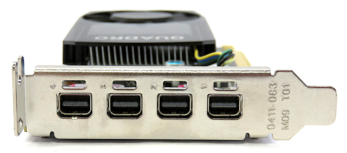 PNY Nvidia Quadro P620 Quad MiniDP 2GB PCIe Carte Graphique Low Profile VCQP620ATX