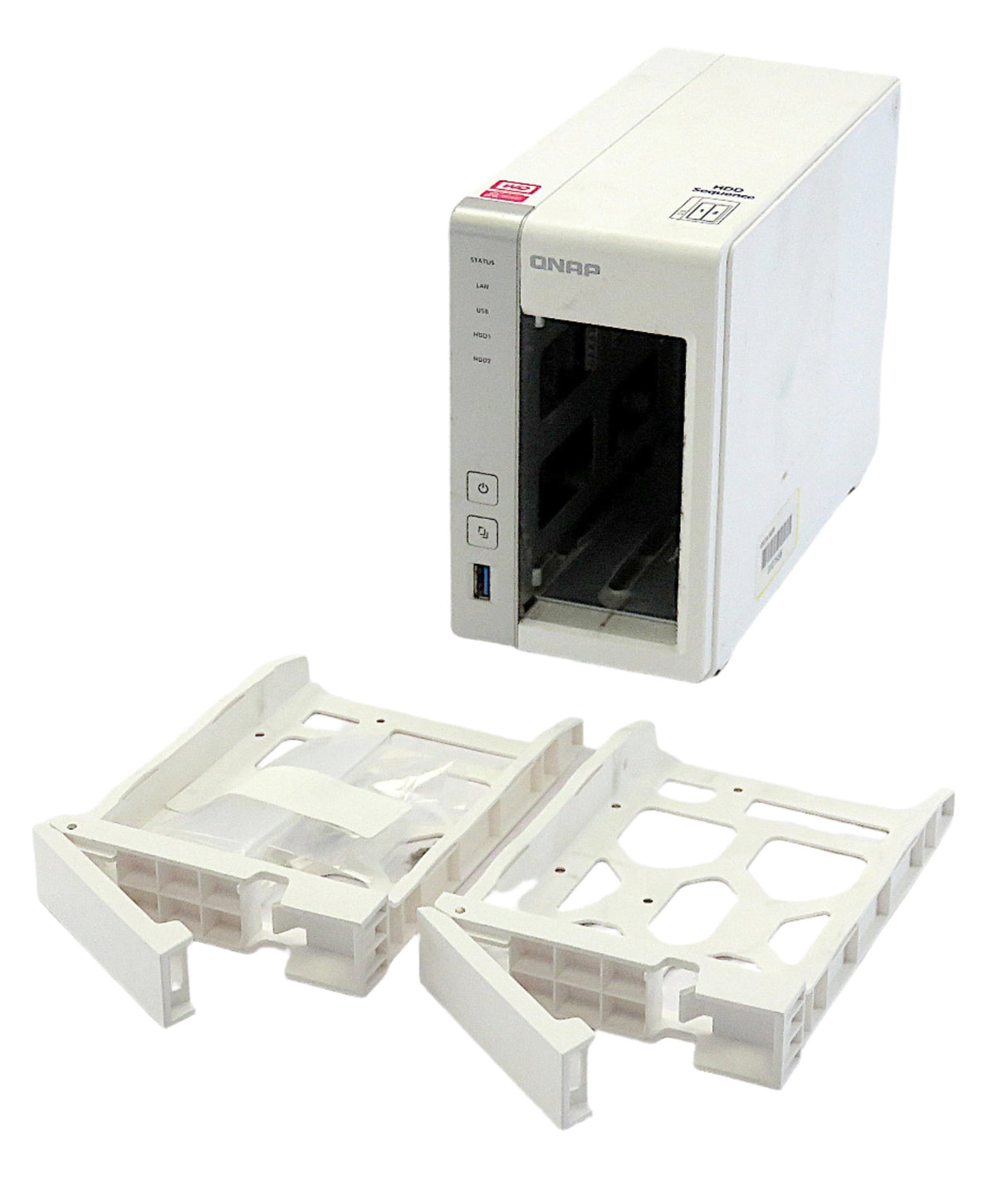 QNAP TS-231 2-Bay Desktop NAS: 2x 3TB Hard Drives, Updated Firmware