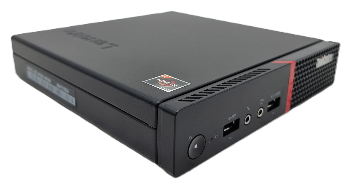 Lenovo ThinkCentre M715Q Micro PC, AMD Ryzen 5 3rd Gen, 8GB RAM, 256GB SSD