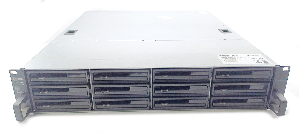 Synology RS3617xs 12-Bay Rackmount NAS: 16GB RAM, Dual-10GbE NIC, Diskless