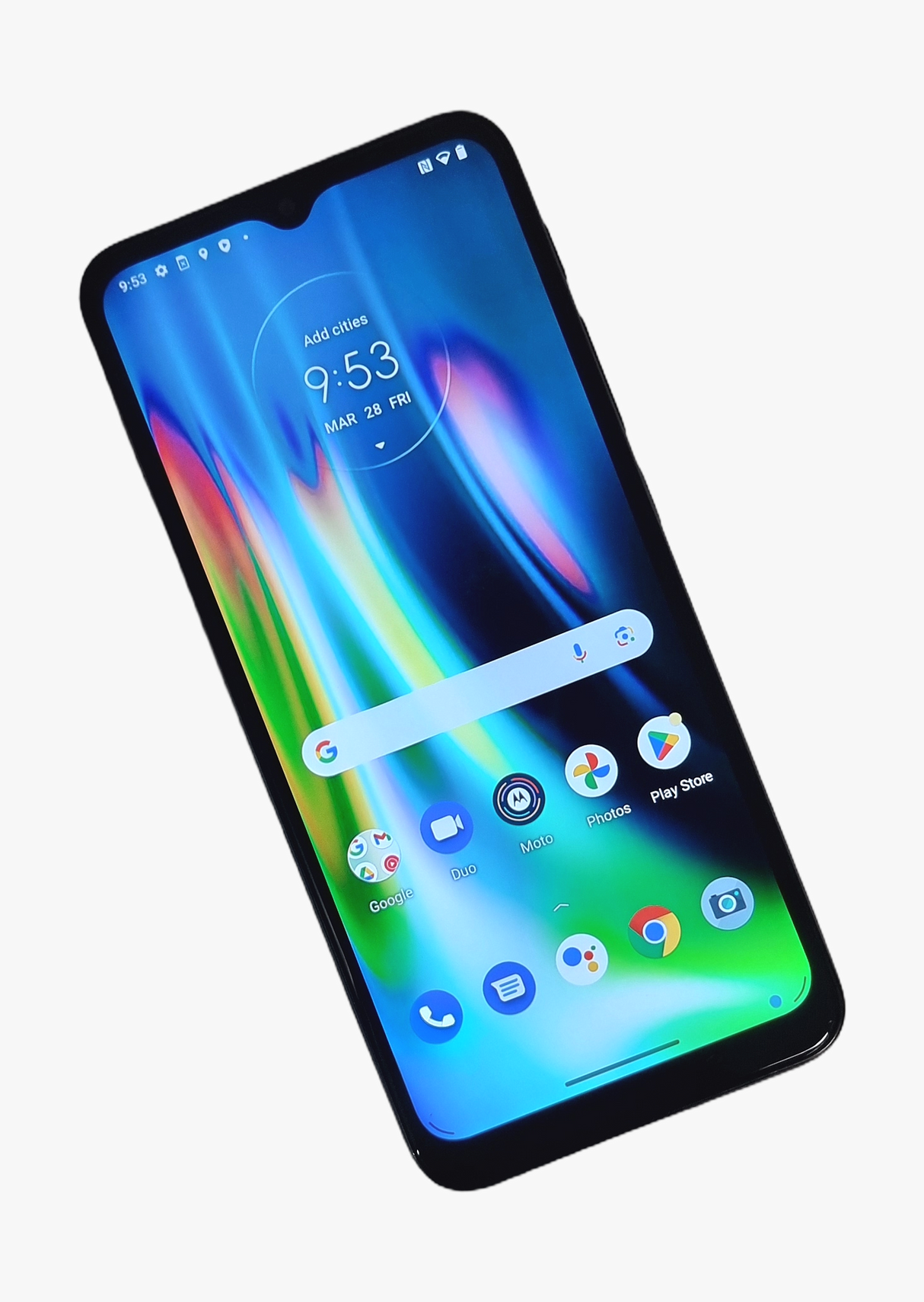 Motorola Moto G9 Play Smartphone, 64GB, Network Unlocked, Blue, XT2083-3