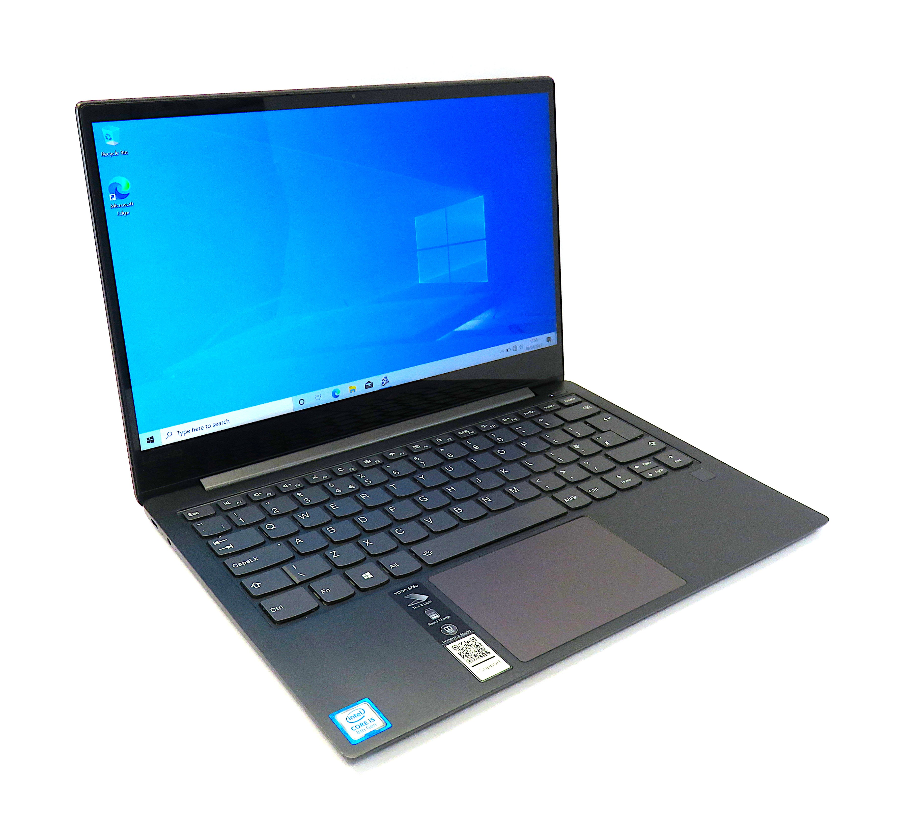 Lenovo Yoga S730-13IWL Laptop, 13.2" i5 8th Gen, 8GB RAM, 256GB SSD