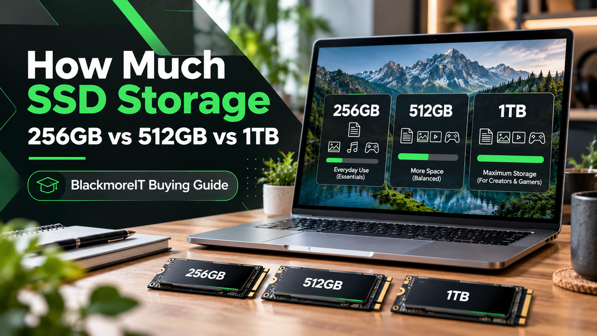 How Much SSD Storage Do I Need? 256GB vs 512GB vs 1TB