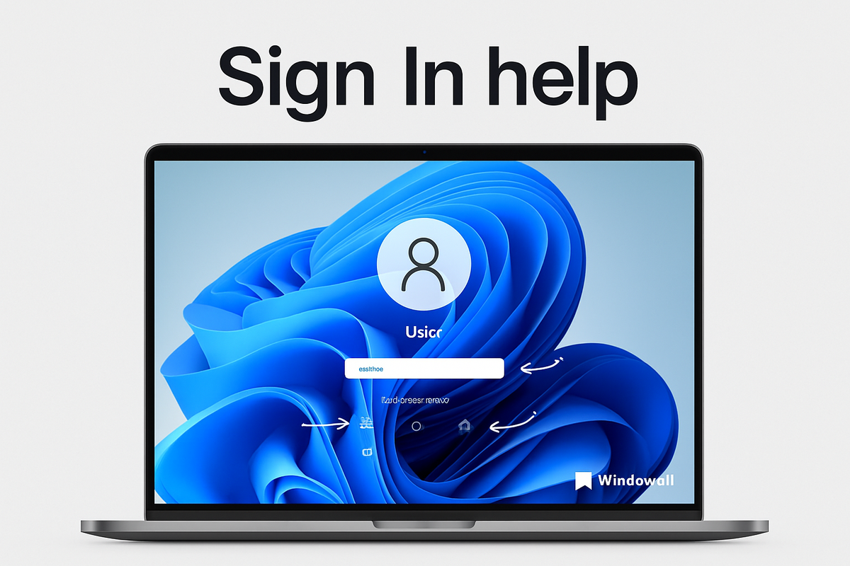 Sign Saying Sign In Windows 11 - Sign In Help – Blackmore IT