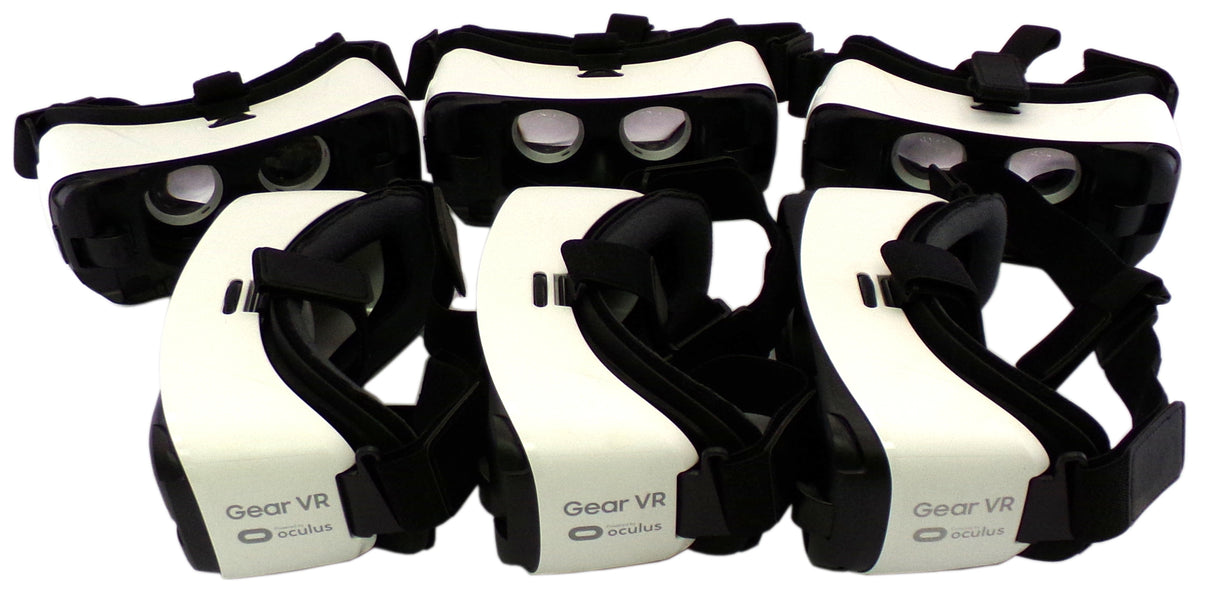 6x SM-R322 Samsung Gear VR Virtual Reality Headset Micro USB - Frost White