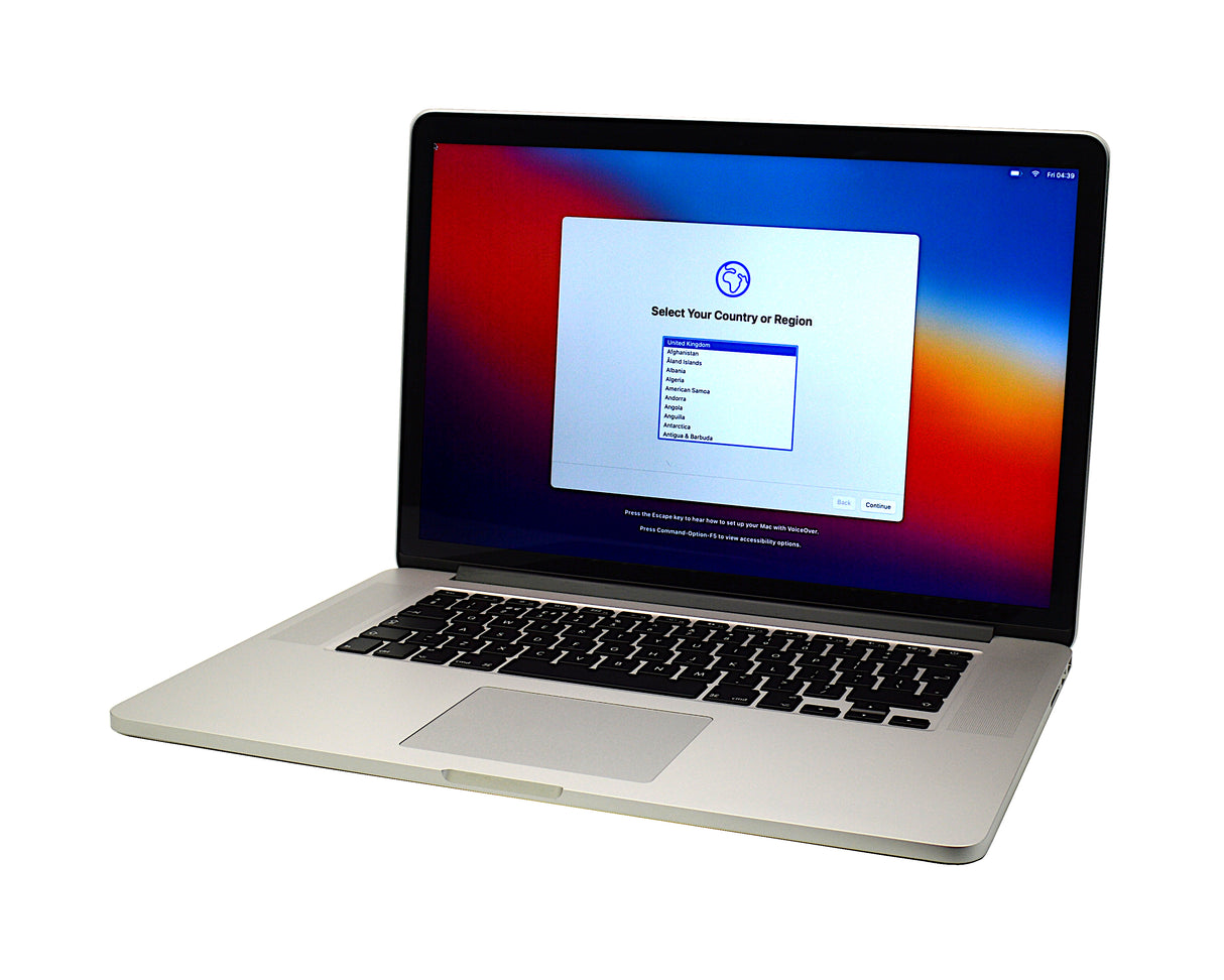 Apple MacBook Pro 2014 Laptop, 15" Core i7 4th Gen, 16GB RAM, 256GB SSD, Big Sur