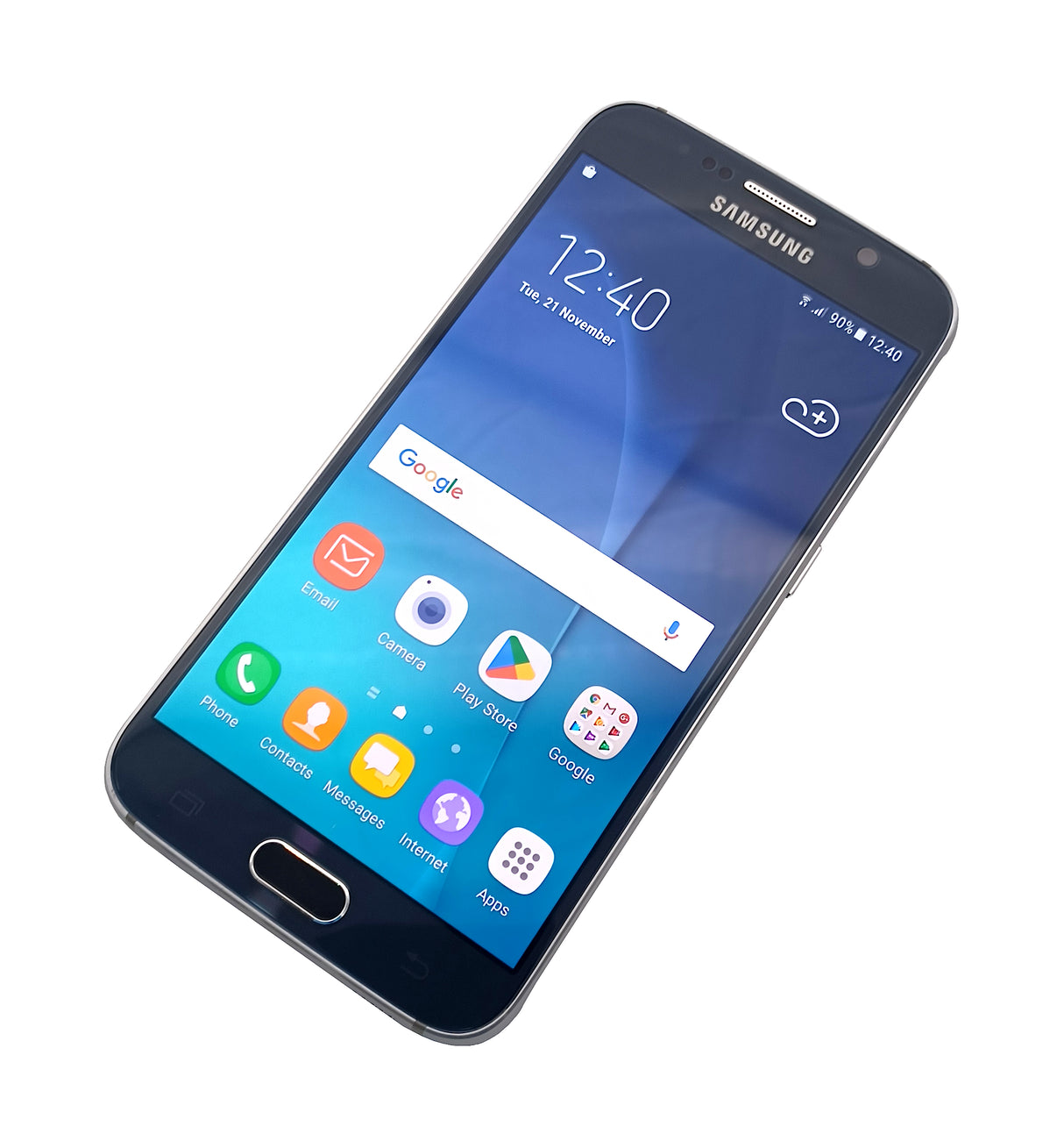 Samsung Galaxy S6 Smartphone, 32GB, Vodafone, Black, SM-G920F