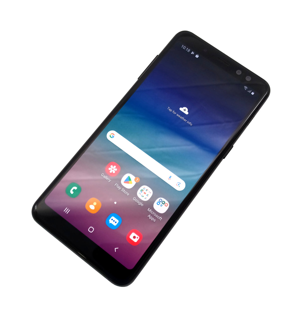 Smartphone Samsung Galaxy A8 (2018). 32 Go, débloqué tout opérateur, noir, SM-A530F