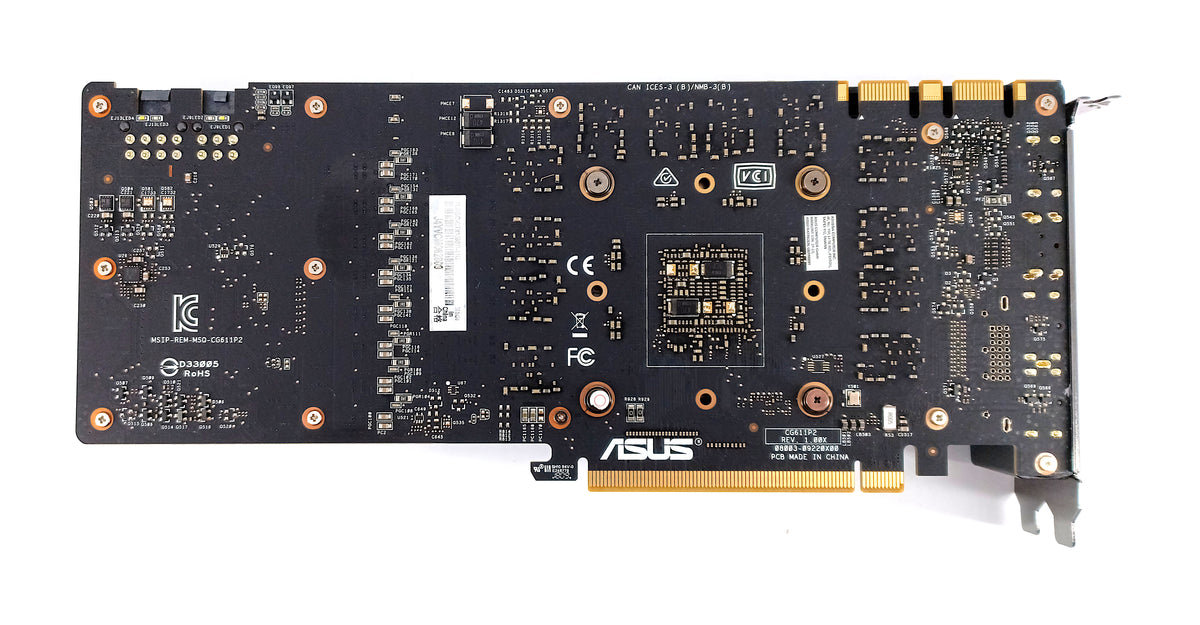 Carte graphique Asus Nvidia Turbo GeForce GTX1080 Ti 11 Go TURBO-GTX1080TI-11G