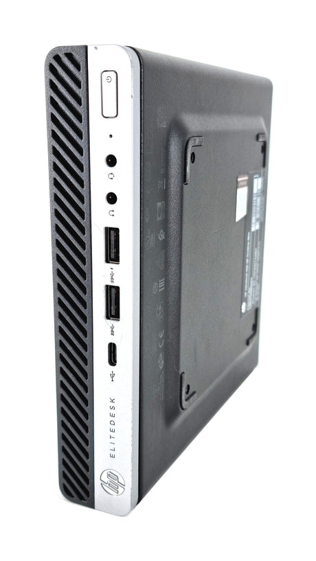 HP EliteDesk 800 G5 Micro PC, Core i5 9th Gen, 8GB RAM, 256GB SSD, Windows 11