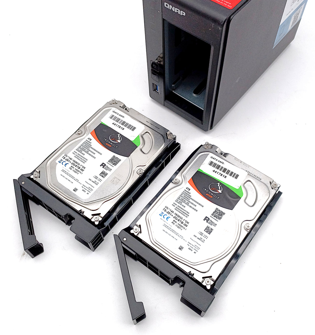 QNAP TS-251+ 2-Bay Desktop NAS: 8GB RAM, 2x 4TB Hard Drives, Updated Firmware