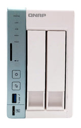 QNAP TS-251A 2-Bay Desktop NAS: 8GB RAM, 2x4TB Hard Drives, Updated Firmware