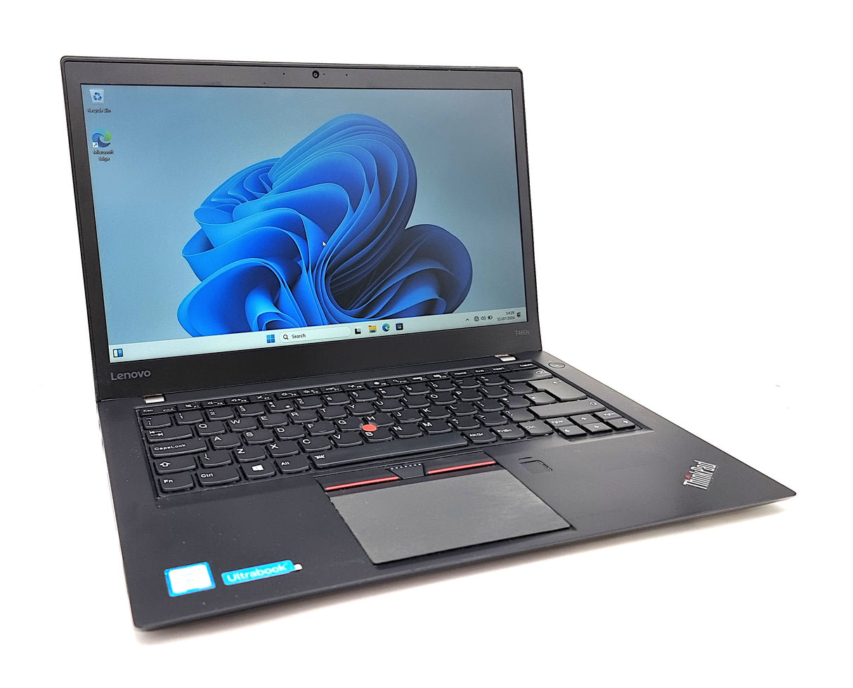 Lenovo ThinkPad T460s Laptop, 14" Core i5 6th Gen, 8GB RAM, 256GB SSD