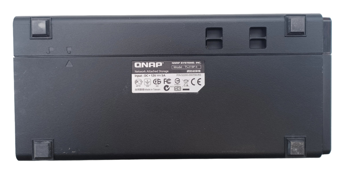 QNAP TS-219P II 2-Bay Desktop NAS: 2x 4TB Hard Drives, Updated Firmware