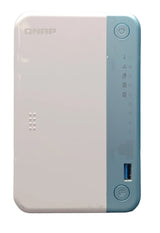 QNAP TS-251D 2-Bay Desktop NAS, 8GB RAM, 2x4TB Hard Drives, Updated Firmware