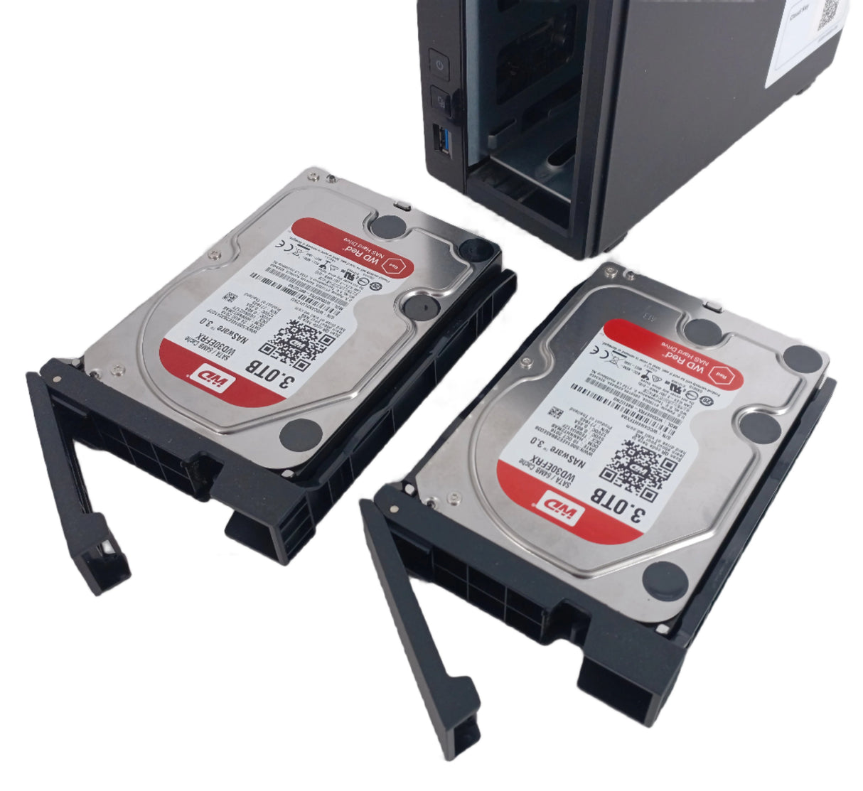 QNAP TS-251+ 2-Bay Desktop NAS: 8GB RAM, 2x 3TB Hard Drives, Updated Firmware