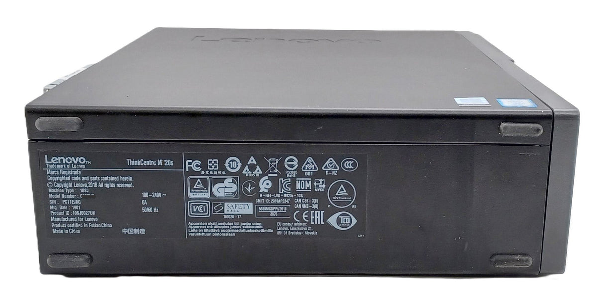 Lenovo ThinkCentre M920s SFF PC, 9th Gen i5 CPU, 8GB RAM, 256GB SSD