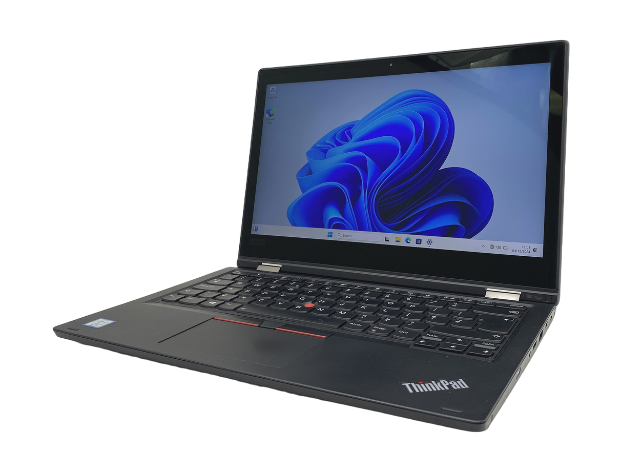 Lenovo ThinkPad L380 Yoga Laptop, 13.3" i7 8th Gen, 8GB RAM, 256GB SSD, Win 11
