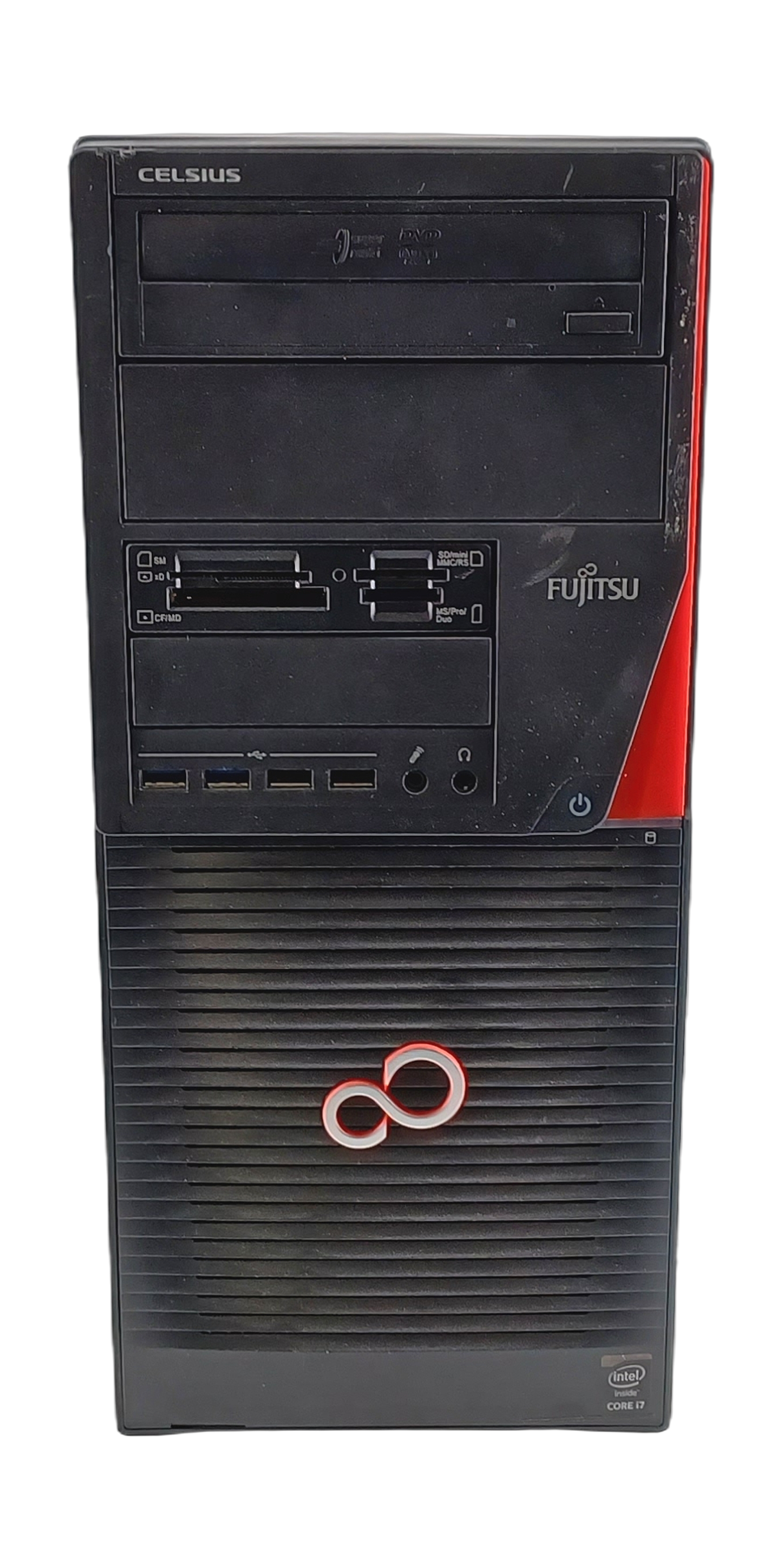 Fujitsu Celsius W530 Tower PC, 4th Gen i7 CPU, 8GB RAM, 128GB SSD