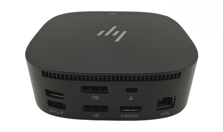 HP USB-C G2, Laptop Docking Station, DisplayLink 4K, DisplayPort, HDMI, With PSU