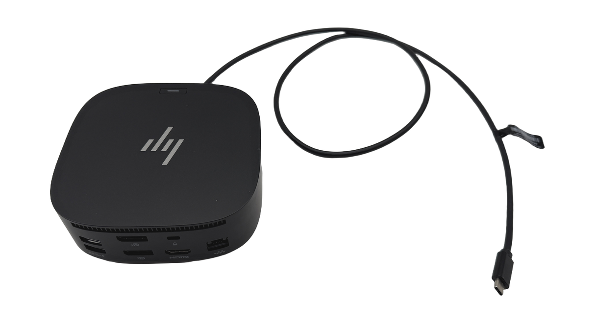HP USB-C G2, Laptop Docking Station, DisplayLink 4K, DisplayPort, HDMI, With PSU