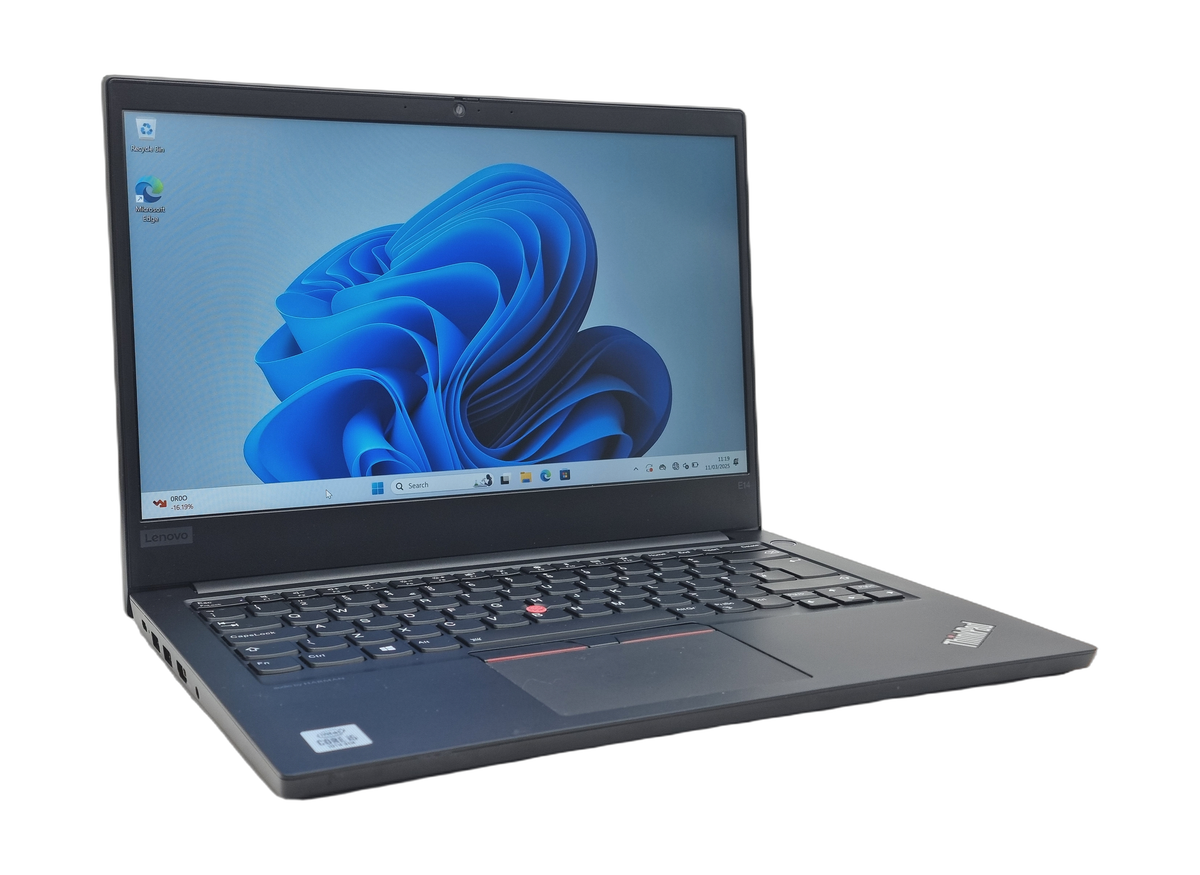 Lenovo ThinkPad E14 Laptop, 14" Core i5 10th Gen, 8GB RAM, 256GB SSD, Windows 11
