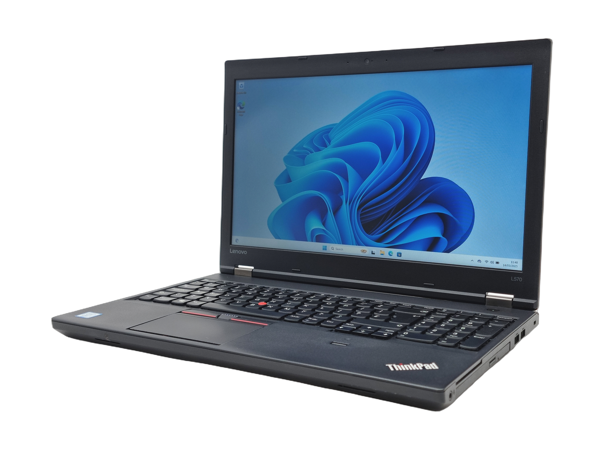 Lenovo ThinkPad L570 Laptop, 15.6" i5 7th Gen, 8GB RAM, 265GB SSD