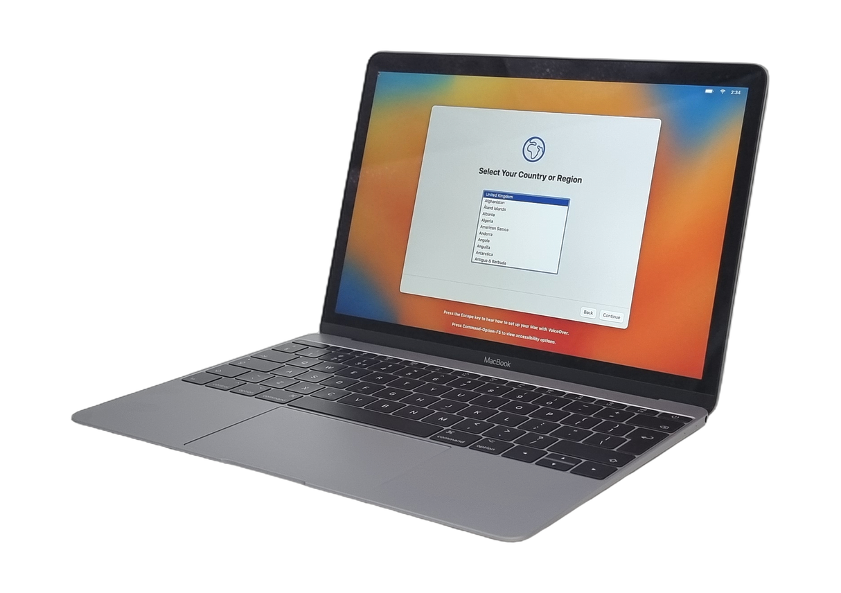 Apple MacBook 2017 Laptop, 12" Core m3 7th Gen, 8GB RAM, 256GB SSD, Ventura