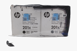 Genuine HP CF400XD 2-Pack High-Yield Black Toner Cartridge 201X, Departures