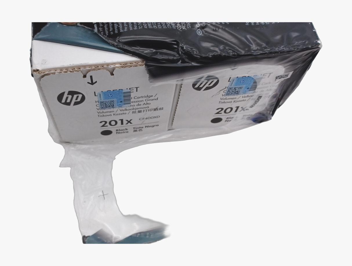 Genuine HP CF400XD 2-Pack High-Yield Black Toner Cartridge 201X, Departures
