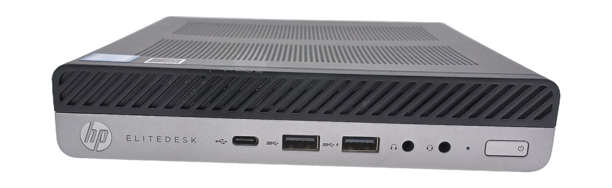 HP EliteDesk G4 65W Desktop Mini PC: 8th Gen i7, 8GB RAM, 256GB SSD, Windows 11