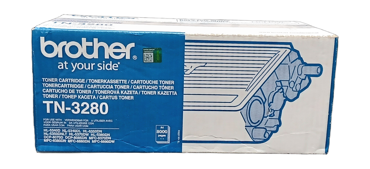 Genuine Sealed Brother TN-3280 High-Yield Black Toner Cartridge