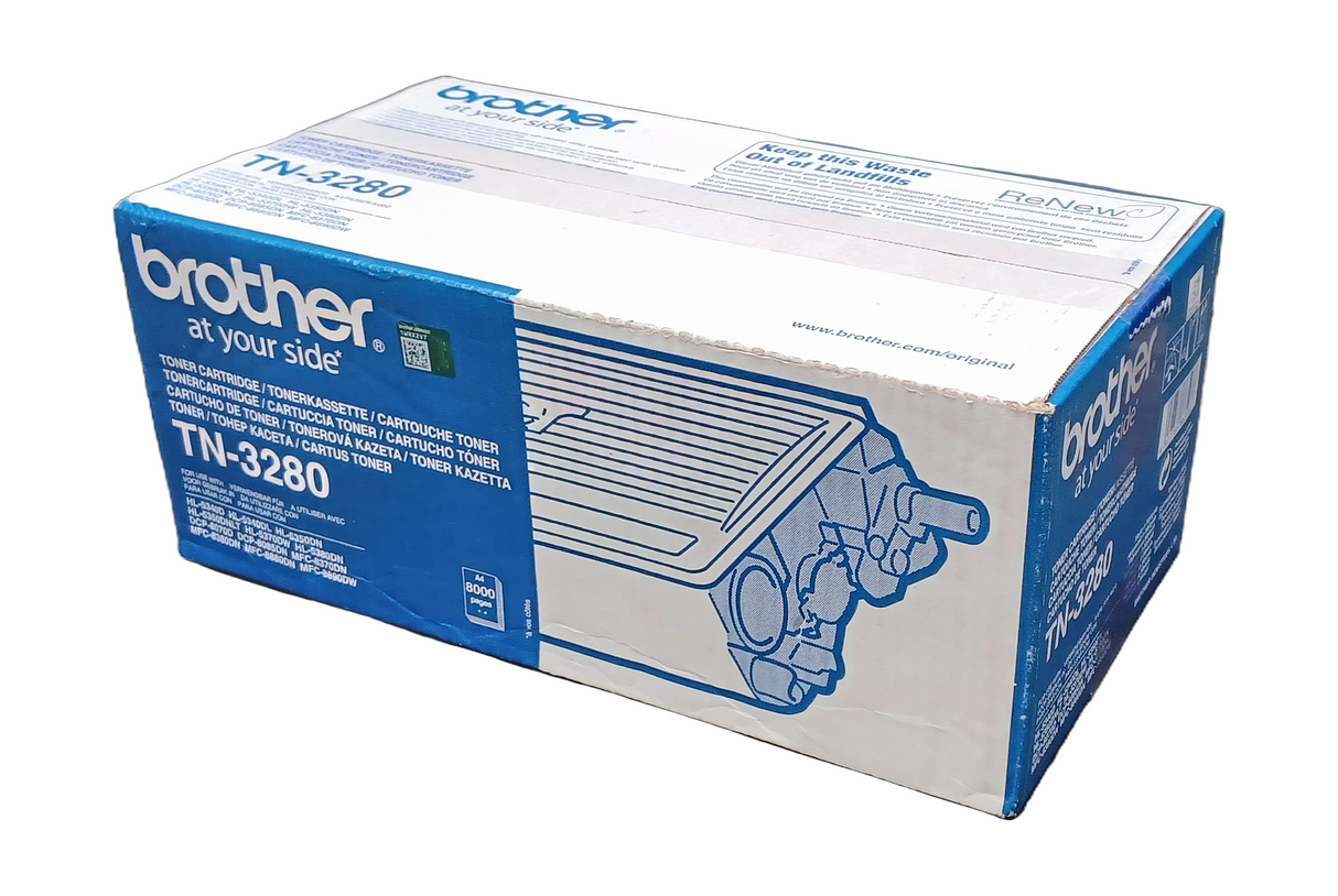 Genuine Sealed Brother TN-3280 High-Yield Black Toner Cartridge
