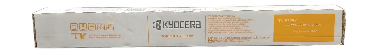 Genuine Sealed Kyocera TK-8525Y Yellow Laser Toner Cartridge