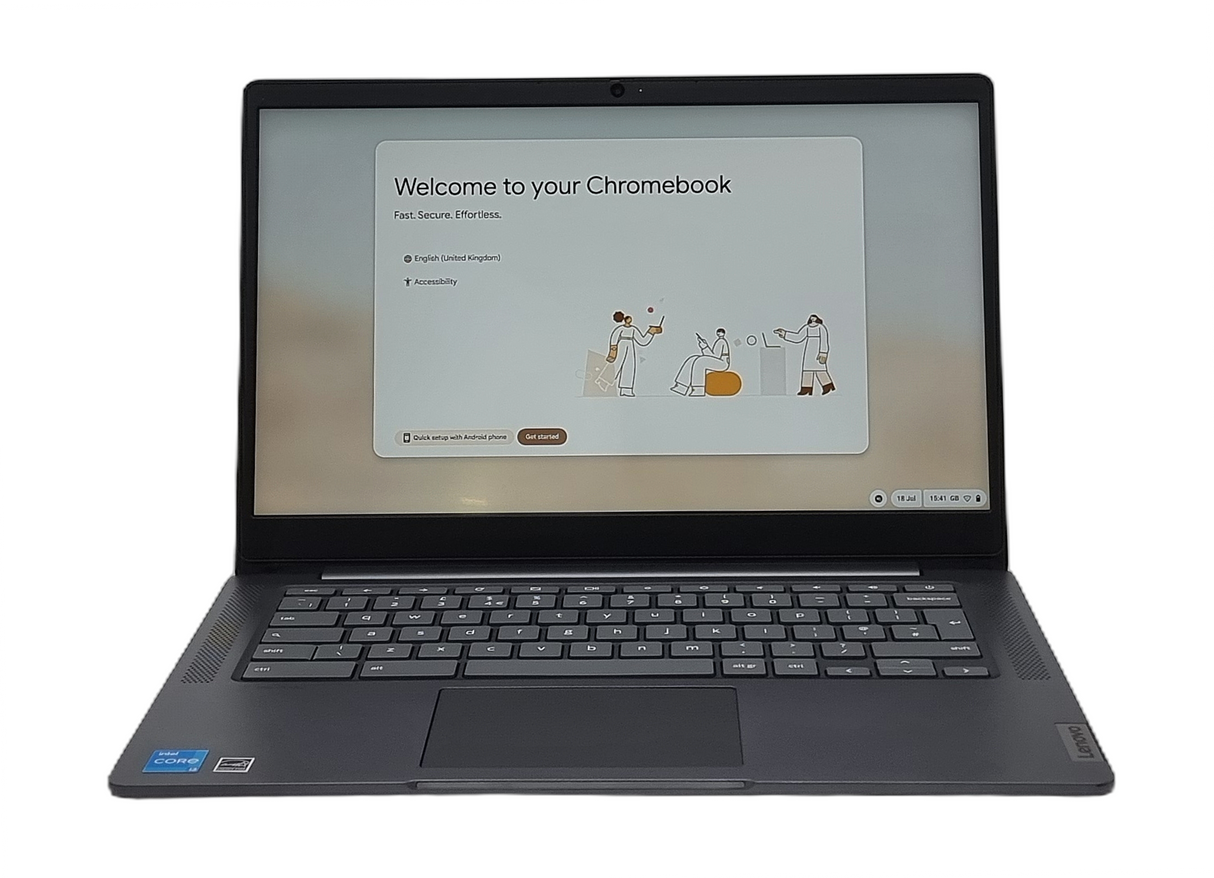 Lenovo IdeaPad 5 Chromebook Laptop, 14" Core i3 11th Gen, 4GB RAM, 128GB SSD