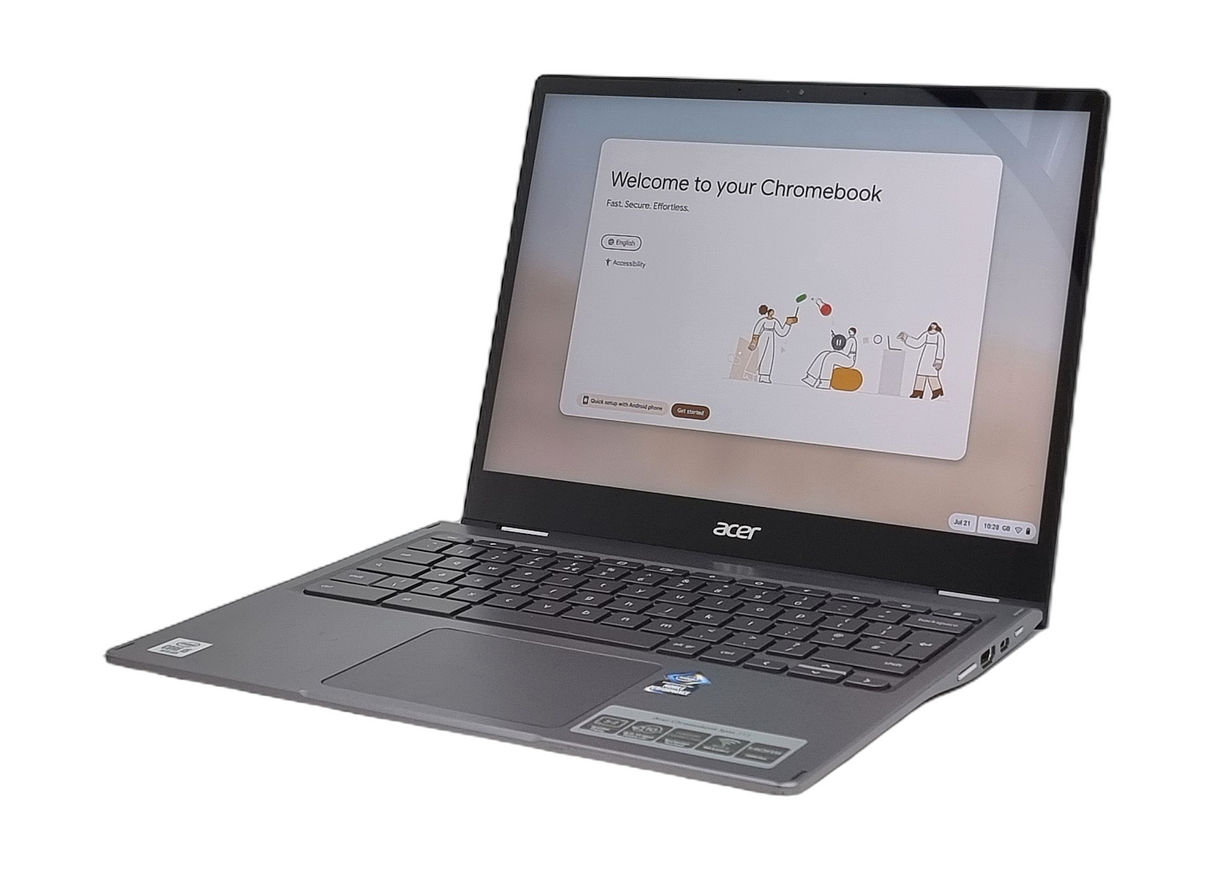 Ordinateur portable 2-en-1 Acer Chromebook Spin 713, écran 13" Core i5 10e génération, 8 Go de RAM, 128 Go SSD
