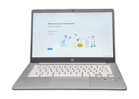 HP Chromebook 14A-NA0509NA, 14" Pentium Silver N5030, 4GB RAM, 64GB eMMC