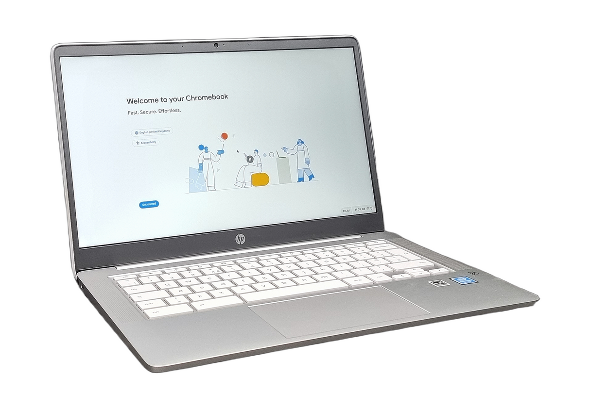 HP Chromebook 14A-NA0509NA, 14" Pentium Silver N5030, 4GB RAM, 64GB eMMC